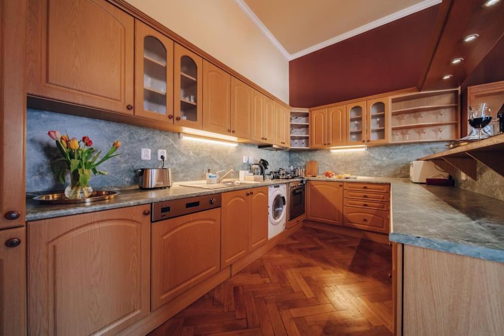 Magnificent Historical Penthouse In The Heart Of Prague Apartment Bagian luar foto